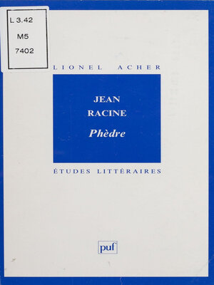 cover image of Jean Racine